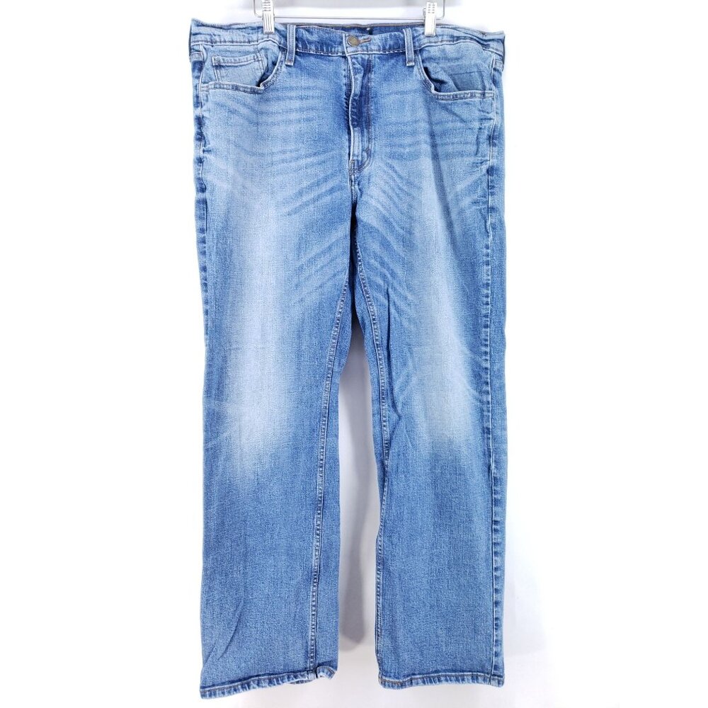 R. Society Mens Size 42x34 Cotton Blend Blue Denim Jeans